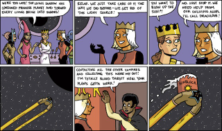 Illustration for article titled Saturday Webcomic: The Princess Planet is a land of myth, magic, and cornball puns
